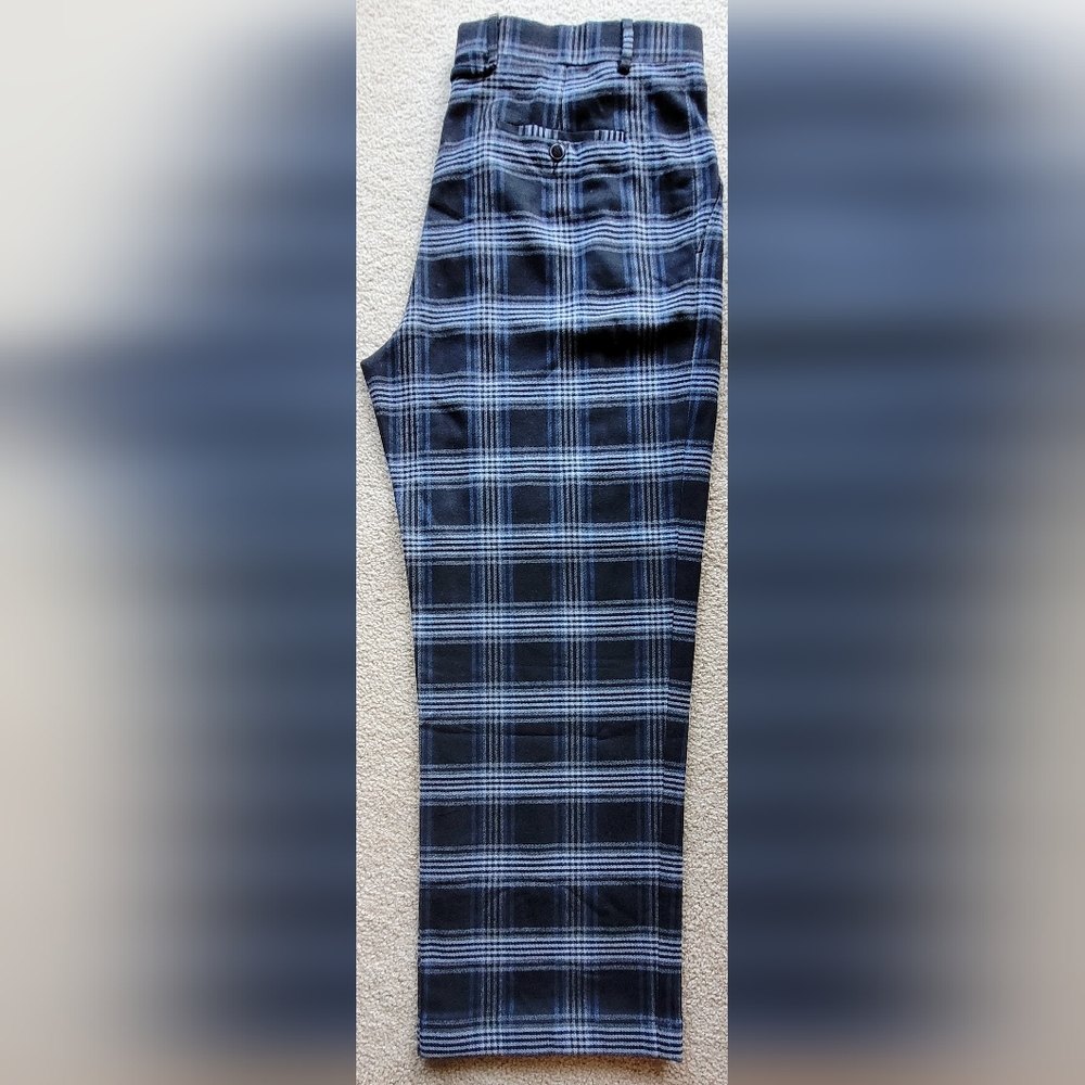 Zara Wide Leg Checkered Pants